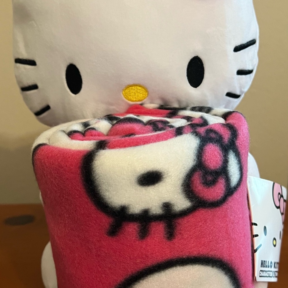 Hello Kitty Plush with Blanket